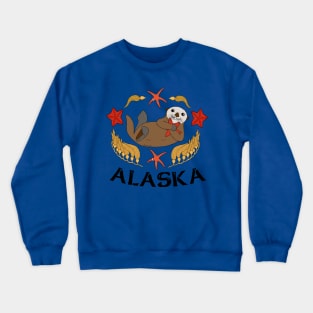 Sea Otter Alaska Crewneck Sweatshirt
